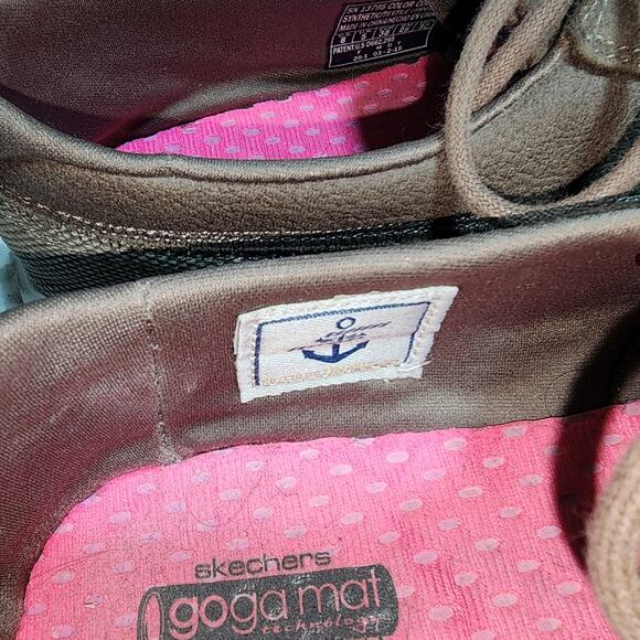 SKECHERS WOMENS SZ 8 ON THE GO LACE UP BOAT SHOES - Picture 4 of 10